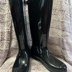 Hunter Black Women's Rain Boots